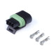 Motec Haltech Plug and Pins Only Delphi 3 Pin Single Row Flat Coil | race-shop.ro