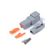 Motec Haltech Plug and Pins Only Set Deutsch DTM-2 Conn (7.5 Amp) | race-shop.ro