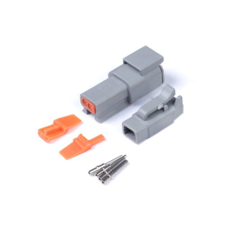 Motec Haltech Plug and Pins Only Set Deutsch DTM-2 Conn (7.5 Amp) | race-shop.ro