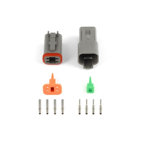 Motec Haltech Plug & Pins Only Set DT-4 Conn (DT06-4S + DT04-4P) ( | race-shop.ro
