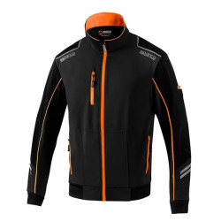 SPARCO TECH LIGHT-SHELL TW negru/portocaliu