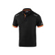 SPARCO TECH POLO TW, negru/portocaliu