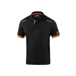 SPARCO TECH POLO TW, negru/portocaliu