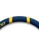 Volane sport 3 spokes steering wheel MOMO DRIFTING 350mm, blue microfibre | race-shop.ro