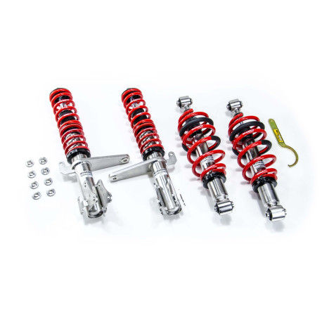 MTS Technik komplet Set suspensie coilover MTS COMFORT SERIES pentru Audi 80 B4 Avant (8C) 09/91 - 01/96 (Inox) | race-shop.ro
