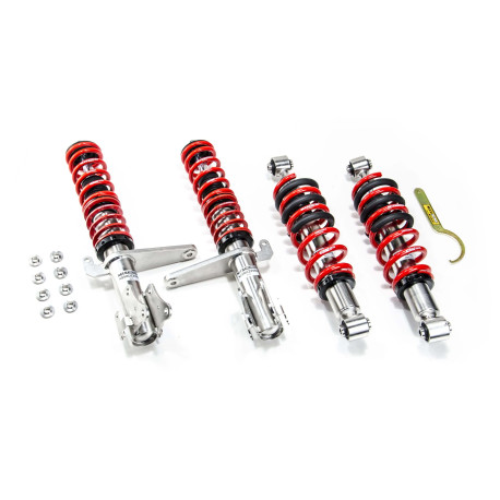 MTS Technik komplet Set suspensie coilover MTS STANCE SERIES pentru Audi 80 B4 Avant (8C) 09/91 - 01/96 (Inox) | race-shop.ro