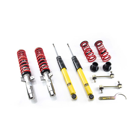 MTS Technik komplet Set de suspensie coilover MTS STREET SERIES pentru BMW 3 (E46) 12/97 - 05/05 (Inox) | race-shop.ro