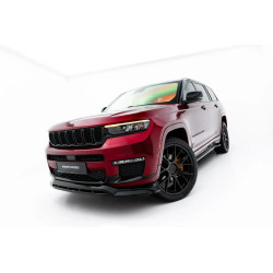 MAXTON DESIGN prelungire bară față pentru Jeep Grand Cherokee L Mk5, negru lucios