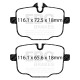 Frâne EBC Plăcuțe frână fată EBC Racing RP DP82089RP1 | race-shop.ro