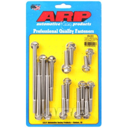 Kit șuruburi ARP din oțel inoxidabil cu cap hexagonal pentru pompă de apă și capac frontal pentru Ford 289-302 (Aluminium WP)