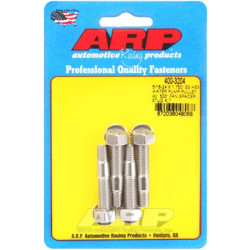 ARP 5/16-24 x 1.750" Șuruburi hexagonale din oțel inoxidabil pentru pompa de apă cu 0.500" distanțier pentru ventilator