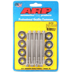 Bolturi capac supape ARP din oțel inoxidabil cu 12 puncte pentru SB Chevy Gen III/IV LS cu distanțiere de 0,375"