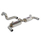 SISTEME DE EVACUARE SUPERSPRINT Supersprint Rear exhaust Right - Left 500 ABARTH 1.4T Coupè / Cabrio 08-15 | race-shop.ro