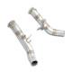 SISTEME DE EVACUARE SUPERSPRINT Supersprint Downpipe right - left (Replaces catalytic converter) ALFA ROMEO GIULIA QUADRIFOGLIO 2.9i V6 Bi-Turbo 16-19 | race-shop.ro
