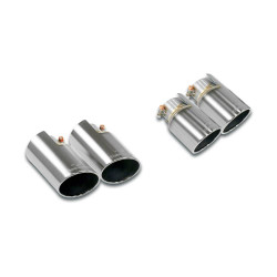 Supersprint Endpipe kit Right OO100 - Left OO100 "Gun Metal Grey" ALFA ROMEO GIULIA QUADRIFOGLIO 2.9i V6 Bi-Turbo 16-19