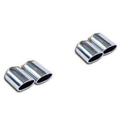 Supersprint Endpipe kit Right + Left 2 exit 90x70 AUDI A4 B9 (Sedan + Avant) 2.0 TFSI 16+