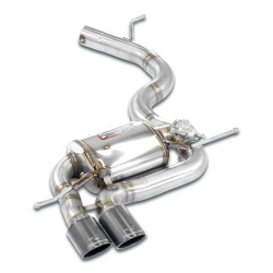 Supersprint Rear exhaust 90x70 "Gun Metal Grey" with valve AUDI S3 8P QUATTRO 2.0 TFSI 07+ (with valve)