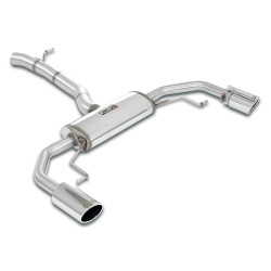 Supersprint Connecting pipe + rear exhaust Right O100 - Left O100 BMW G01 X3 20i 2.0T 17-24