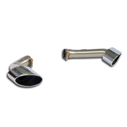Supersprint Endpipe kit 150x105 Right - Left (For OEM rear bumper) BMW E71 X6 35i xDrive 10-14