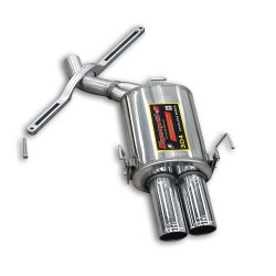Supersprint Rear exhaust Right OO90 (Race Tips)Heavy duty chassis bar included BMW E61 (Touring) M5 5.0i V10 07+