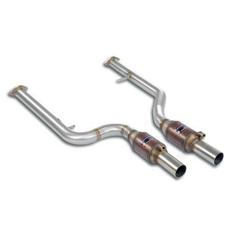 SISTEME DE EVACUARE SUPERSPRINT Supersprint Front pipe right - left with Metallic catalytics ALPINA B3 (G20) Sedan 4x4 20-22 (with valve) | race-shop.ro
