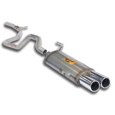 SISTEME DE EVACUARE SUPERSPRINT Supersprint Connecting pipe + rear exhaust OO76 STEEL 409 FIAT GRANDE PUNTO (tipo 199) 1.2i 8v 06-09 | race-shop.ro