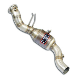 Supersprint Downpipe Left + Metallic catalytic converter MASERATI Ghibli "Trofeo" 3.8L V8 Twin Turbo 20-23 (with valve)