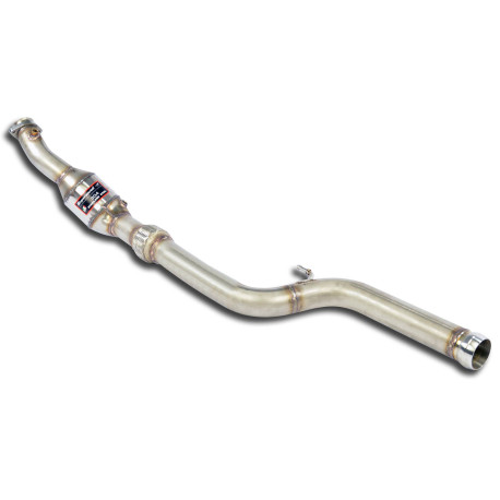 SISTEME DE EVACUARE SUPERSPRINT Supersprint Downpipe Left with Metallic catalytic MERCEDES C217 S 500 / S 550 4.7i V8 Bi-Turbo 14-17 (with valve) | race-shop.ro