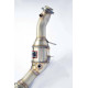SISTEME DE EVACUARE SUPERSPRINT Supersprint Downpipe Left with Metallic catalytic MERCEDES C217 S 500 / S 550 4.7i V8 Bi-Turbo 14-17 (with valve) | race-shop.ro