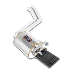 Supersprint Rear exhaust 140x60 "EVO" MERCEDES 190E 2.6 86-93 (Dual Pipe)