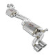 SISTEME DE EVACUARE SUPERSPRINT Supersprint Centre + rear exhaust 90x70 "S-Bend" MERCEDES W124 400 E V8 91-93 | race-shop.ro