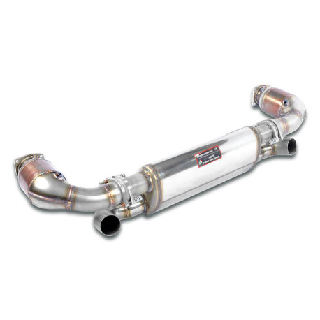 SISTEME DE EVACUARE SUPERSPRINT Supersprint Rear exhaust Right + Left "Sport" + Metallic catalytic converter PORSCHE 996 Turbo 3.6i 4x4 00-06 | race-shop.ro