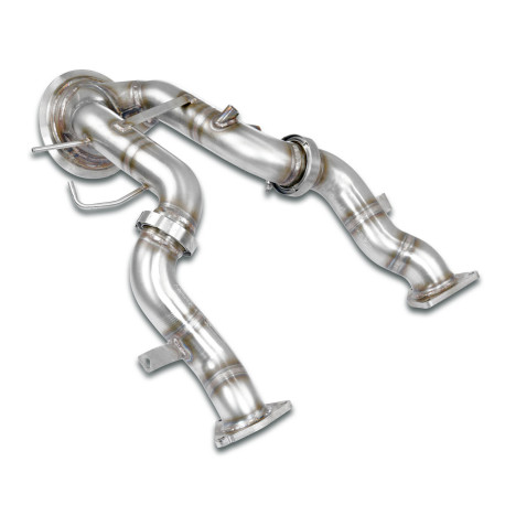 SISTEME DE EVACUARE SUPERSPRINT Supersprint Downpipe right - left (Replaces catalytic) (Left / Right Hand Drive) PORSCHE MACAN S 3.0L V6 19-21 (with valve) | race-shop.ro