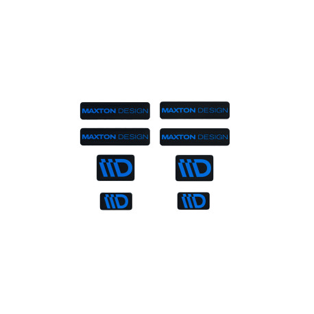 Autocolante 3D Sticker Set Maxton Design (Black and Blue) | race-shop.ro