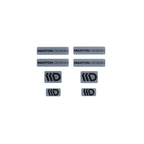 Autocolante 3D Sticker Set Maxton Design (Grey and Black) | race-shop.ro