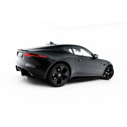 Praguri laterale Street Pro pentru difuzoare Jaguar F-Type X152 Facelift 2 (Negru-Roșu)