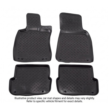 Dedicate Covorașe 3D din cauciuc pentru VOLKSWAGEN Amarok 2022-Sus 4 bucăți | race-shop.ro