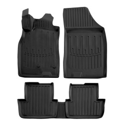 3D Covorașe auto de cauciuc pentru RENAULT Megane 2 2002-2009 5 buc