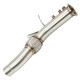 Down pipe, dump pipe RACES downpipe pentru BMW E90/ E91/ E92/ E93 N57 325d/ 330d/xd 2008-2013 | race-shop.ro
