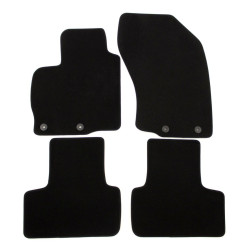 Covorașe auto premium din velur negru pentru MITSUBISHI ASX 2010-2018 4 bucăți