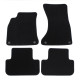 Dedicate Covorașe auto premium din velur negru pentru AUDI A4 B8 2008-2015 4 bucăți | race-shop.ro