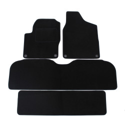 Covorașele textile auto pentru VOLKSWAGEN VW Sharan 1994-2006 7 locuri 6 bucăți