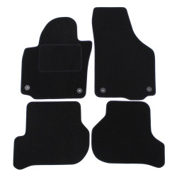 Covorașele textile auto pentru Skoda Golf 5 Plus 2006-2014 4 bucăți