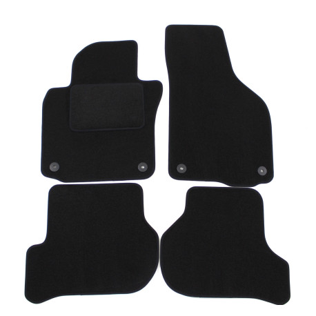 Dedicate Covorașele textile auto pentru Skoda Octavia II /Golf V/ Golf VI /Jetta 2004-2013 4 bucăți | race-shop.ro
