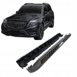 Praguri laterale pentru Mercedes GLK 2009-2016 (Negru)