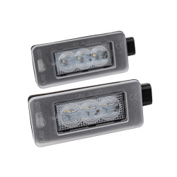 Lămpi LED număr inmatriculare 6000K pentru Peugeot 207 CC 208 308 II Citroen C5