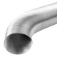 Furtun drept FLEX Tub de ventilație reflectorizant din aluminiu RACES Motorsport (1m) - 101mm | race-shop.ro