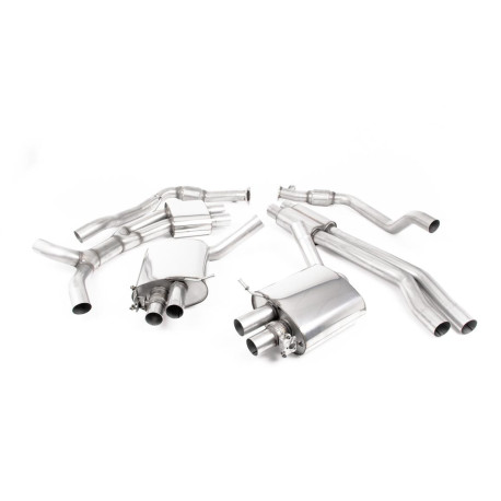 SISTEME DE EVACUARE Milltek Milltek evacuare cat-back cu rezonator pentru Audi RS5 2.9 V6 Turbo Sportback (B9.5) (fără GPF) 2019+ - tipsuri Cerakote negru | race-shop.ro