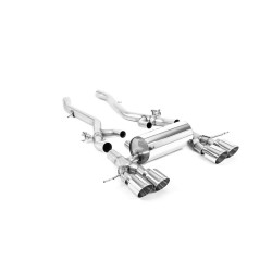 Milltek sistem de evacuare axle-back pentru BMW M2 Coupe (GPF) 2023+ - tipsuri lustruite