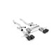 Milltek sistem de evacuare axle-back pentru BMW M2 Coupe (GPF) 2023+ - tipsuri carbon